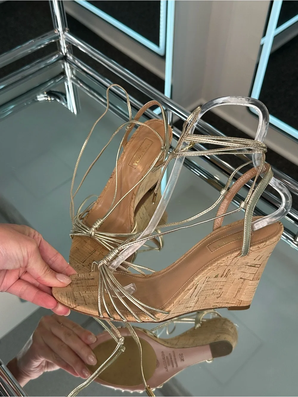 Aquazzura Whisper 85 Wedge